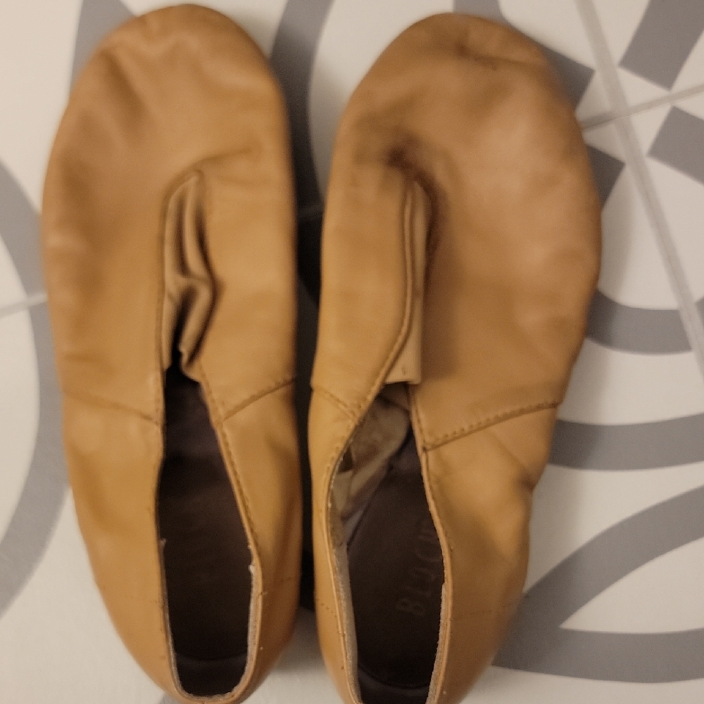 Tan Leather Ballet Flats